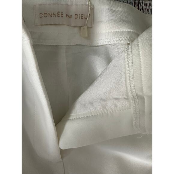 Donnée par Dieu 'SCANDELOUS' Rhinestone White Pants -Small, mesh, fishnet - Picture 7 of 16